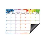 Whiteboard Calendar for Frige | Dry Erase 2025 Calendar Planner Whiteboard | Soft Material 2025 Erasable Wall for Home, Work Area, Classroom