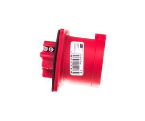 Whiteboard Connector 32A 4P 400V Receiver Plug 624-6