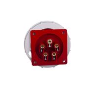 Whiteboard Connector 32A 5P 400V Receiver Plug 6252-6