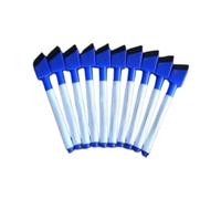 Whiteboard Dry Wipe Marker Pens, Fine Tip, Magnetic, Low Odor, Eraser Lid, Dry Erase for Flip Charts & Whiteboards, Ideal for Home & Office 12pcs (Blue)