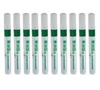 Valuex Whiteboard Marker Bullet Tip 2mm Line Green (Pack 10)