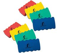 Whiteboard Eraser Magnetic, 8 Dry Erase Erasers for White Board | Dry Erase Cleaner Rubber for Dry Wipe Pens, Strong Magnet Sticks to All Drywipe Boards, 4 x 2.3 x 0.8 in