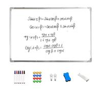 Whiteboard for Wall - Portable Whiteboard, Hanging Writing Board - For Home Kitchen Bedroom Office Meeting Room School Classroom and Study