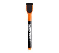 Whiteboard Marker Colourful with Fine Tip and Eraser for Low Odour Thin Calendar Boards Blackboard Wallpaper (Orange, One Size)