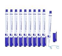Whiteboard Marker - Integrated Cap 1.1 x 14 cm Drawing Stick, Smudge Free Wipe Clean Presentation Nib, Hard Drawing Pen for Outside | Teaching Tip for Preschu