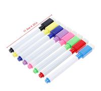 Whiteboard Pen 5pcs/set Erasable Dry Marker Black Supply Mark Pen Supply Whiteboard Magnet Strong