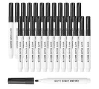 Whiteboard pens, 24 pcs in Black Color, Fine Point Dry Erase Markers Perfect For Writing on Whiteboards, Dry Erase Boards -Black color