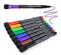 Whiteboard Pens Whiteboard Markers: 8 Colours Magnetic White Board Markers Erasable White Board Pens, Dry Wipe Markers Fine Tip Whiteboard Pen for Kids Whiteboards Wall Planner, Thin Dry Erase Marker