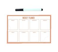 Whiteboard Planner for Daily Organization and Weekly Planning