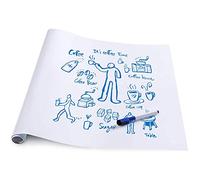 Whiteboard Sticker Magnetic Weekly Planner Whiteboard,Dry Erase Message Board Decal Vinyl Wallpaper Roll for Office Home School (A3)