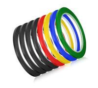 Whiteboard Tape 3mm x 66m,8 Rolls Self Adhesive Grid Marking Tape for White Boards, Thin Tape for Calendars, Charts & Crafts, Easy Tear Removable White Board Tape for Office & School