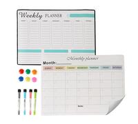 Whiteboard weekly planner monthly planner fridge planner magnetic calendar to-do