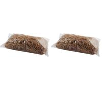 Whitebox 4978212 Size 32 Rubber Bands, yellow|brown|beige (Pack of 2)