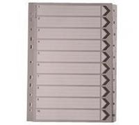 Whitebox A4 1-10 Mylar Index - White