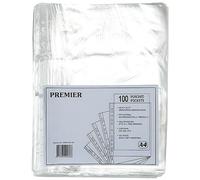 Whitebox A4 Punched Pocket - Clear, Pack of 100