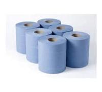 WHITEBOX CBL290S Centrefeed Roll, 288 m x 180 mm, 1-Ply, Blue (Pack of 6)