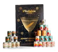 WHITEBOX COCKTAILS Christmas Advent Calendar, 24 Cans | Limited Edition Drinks Collection with Margarita Mix, Martini & Negroni | Cocktail Gift Set 24x100ml