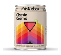 WHITEBOX COCKTAILS Ready to Drink Classic Cosmopolitan, 1 x 100ml Can | Single Serve, Full Strength, Classic Cocktails, Pre-Mixed, By World-Class Bartenders, Great for Day Trips, Parties & Gifting