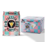 WHITEBOX COCKTAILS Ready to Drink Freezer Martini, 4 x 100ml Cans | Single Serve, Full Strength, Classic Cocktails, Pre-Mixed, By World-Class Bartenders, Great for Day Trips, Parties & Gifting