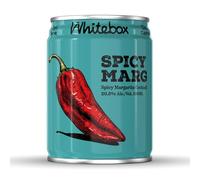 WHITEBOX COCKTAILS Single Serve Classic Spicy Margarita - Single Cocktail Can | Classic Full Strength Margarita | Pre-mixed Cocktails Ready To Drink 1x100ml