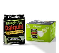 WHITEBOX COCKTAILS Single Serve Classic Straight Up Daiquiri - Case of 4 Cocktail Cans | Classic Full Strength Daiquiri | Pre-mixed Cocktails Ready To Drink 4x100ml