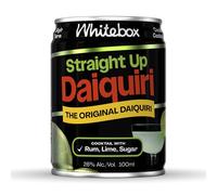 WHITEBOX COCKTAILS Single Serve Classic Straight Up Daiquiri - Single Cocktail Can | Classic Full Strength Daiquiri | Pre-mixed Cocktails Ready To Drink 1x100ml
