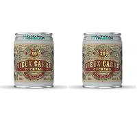 WHITEBOX COCKTAILS Single Serve Classic XO Vieux Carré - Single Cocktail Can | Classic Full Strength Vieux Carré | Pre-mixed Cocktails Ready To Drink 1x100ml (Pack of 2)