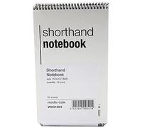 Whitebox Spiral Shorthand Notebook (80 Leaves) - Pack of 10