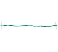 Whitecroft 27141/10 Essentials 152 mm Plastic Ended Treasury Tags - Green (Pack of 100)