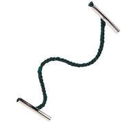 Whitecroft 27191/10 Essentials 101 mm Metal Ended Treasury Tags - Green (Pack of 100)