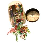 Valuex ValueX Paperclip Large Plain 32mm Assorted Colours (Pack 500)
