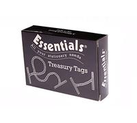 Whitecroft Essentials Value 25mm Plastic Treasury Tag (Box of 100)