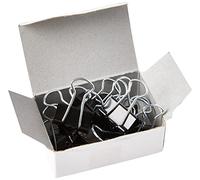 Whitecroft Foldback Clip 19mm Black Ref 23701 [Pack of 10]