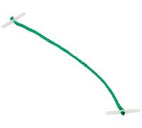 Whitecroft TS-120316 Essentials Plastic Ended Treasury Tag, 127mm, Green, Pack of 100
