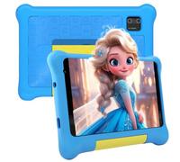 Whitedeer 7 Inch Kids Tablet, Android 13 Tablet for Kids, 5GB+32GB+128GB, Pre-installed kids Apps, 1024x600, 2500mAh, 0.3MP+2MP Dual Camera, WiFi 6, BT5.2, Android Tablet with Shockproof Case(Blue)