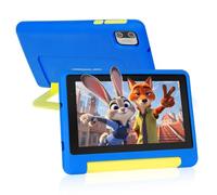 Whitedeer Kids Tablet, 7 inch Tablet for Kids 3-7 Ages 8GB RAM +64GB ROM, Android 13, Parental Controls, Dual Camera, Wi-Fi, Bluetooth, Type-C, Impact Resistant Case, Gift,Blue