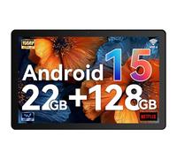 Whitedeer Tablet Android 15 Octa-Core Processor, 22GB+128GB+1TB TF, Tablet 10 inch with IPS Display, Android Tablets with 2.0GHz CPU, 6200mAh/ 5G WiFi/BT5.4/8MP+5MP/OTG, PC Mode, Widevine L1(Gray)