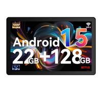 Whitedeer Tablet Android 15 Octa-Core Processor, 22GB+128GB+1TB TF, Tablet 10 inch with IPS Display, Android Tablets with 2.0GHz CPU, 6200mAh/ 5G WiFi/BT5.4/8MP+5MP/OTG, PC Mode, Widevine L1(Black)