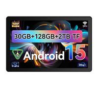 Whitedeer Tablet Android 15 Octa-Core Processor, 30GB+128GB+2TB TF, Tablet 10 inch with IPS Display, Android Tablets with 2.0GHz CPU, 6200mAh/ 5G WiFi/BT5.4/8MP+5MP/OTG, PC Mode, Widevine L1(Black)