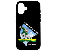 Whiteface Mountain New York Snowboarding Snowboarder Kids Case for iPhone 16