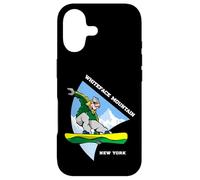 Whiteface Mountain New York Snowboarding Snowboarder Kids Case for iPhone 17