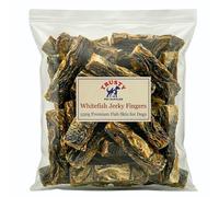 Whitefish Jerky Fingers Fish Dog Treat 250g | Omega 3 Rich Natural Dog Treats | Hypoallergenic & Grain Free | High Protein & Low Fat | Dried Fish for Dogs | by Trusty Pet Supplies