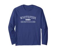 Whitefish Montana - MT Long Sleeve T-Shirt