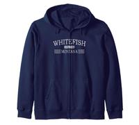 Whitefish Montana - MT Zip Hoodie