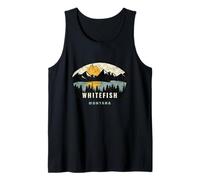 Whitefish Montana, Outdoors, MT NW Vacation Gifts Tank Top