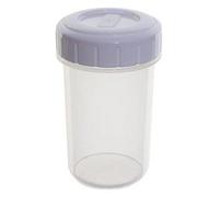 Whitefurze 0.4l Plastic Storage Beaker Shaker With Screw Lid