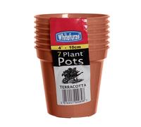 Whitefurze 10cm Pots, Brown
