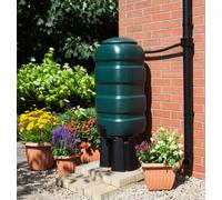 Whitefurze Space Saver Water Butt Kit, Green - 100 Litre