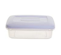Whitefurze Plastic Food Storage Container Rectangular 2L