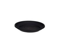 Whitefurze 20Cm Plant Pot Saucer Small Venetian Black Colour Plastic Plant Saucer Dish